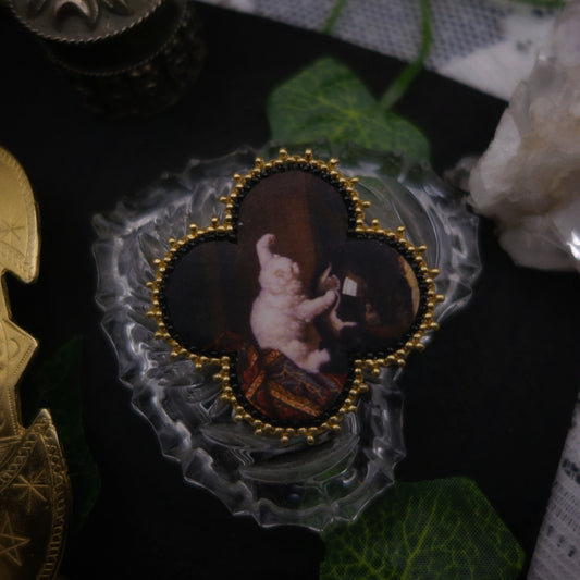 Broche chat -- vide atelier