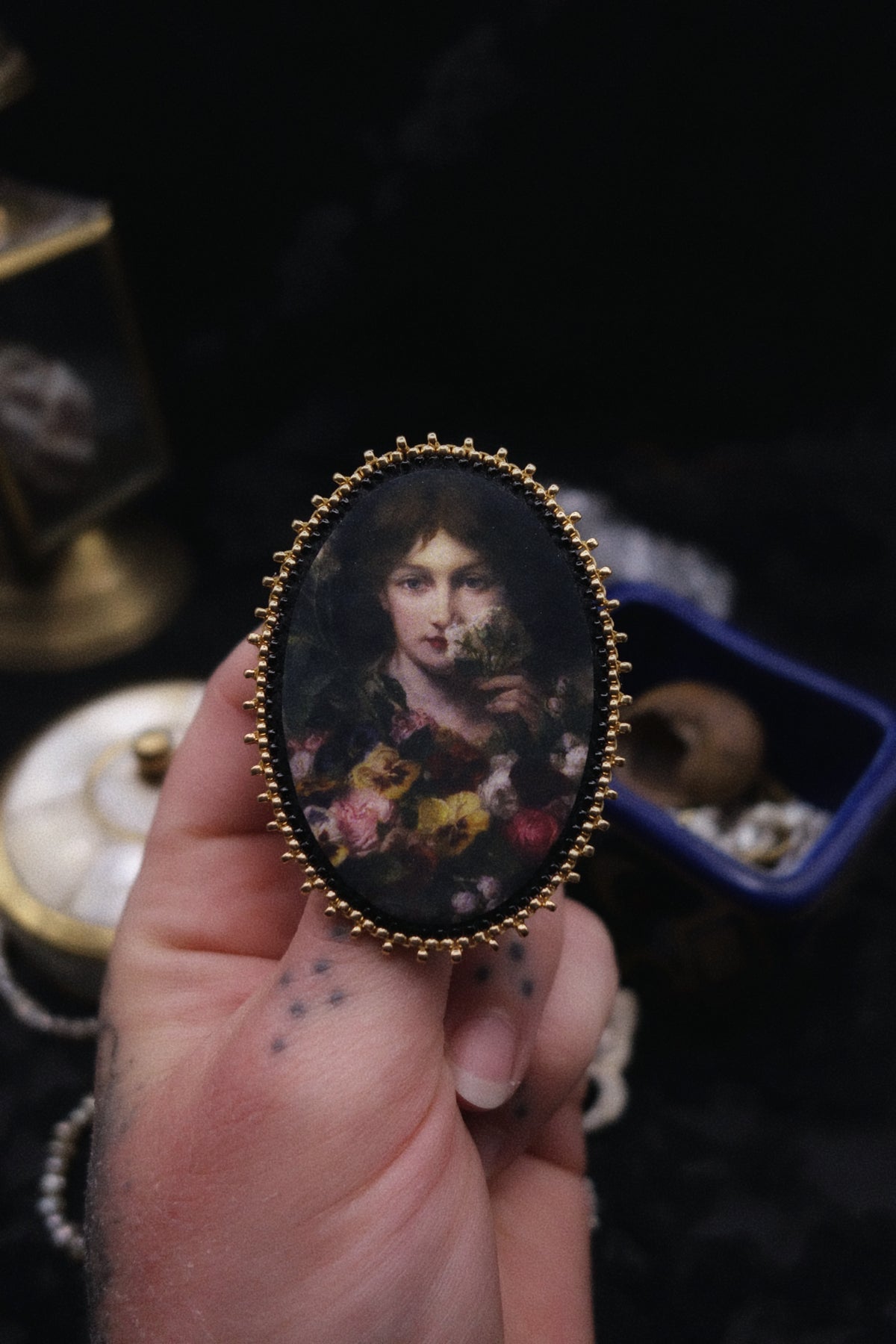 Broche tableau