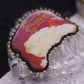 Broche pomme "eat the rich" -- vide atelier