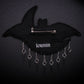Broche chauve-souris