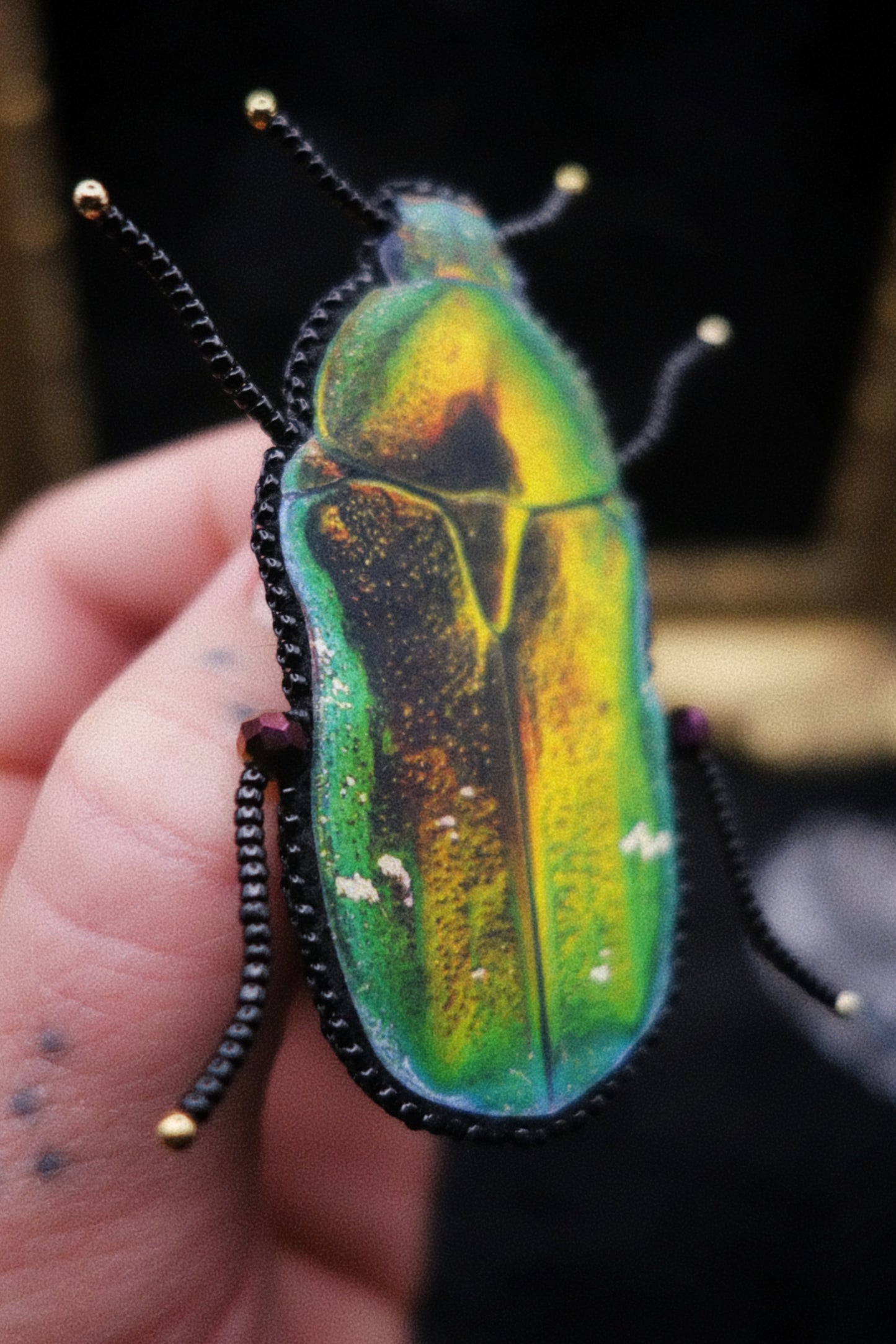 Broche scarabée