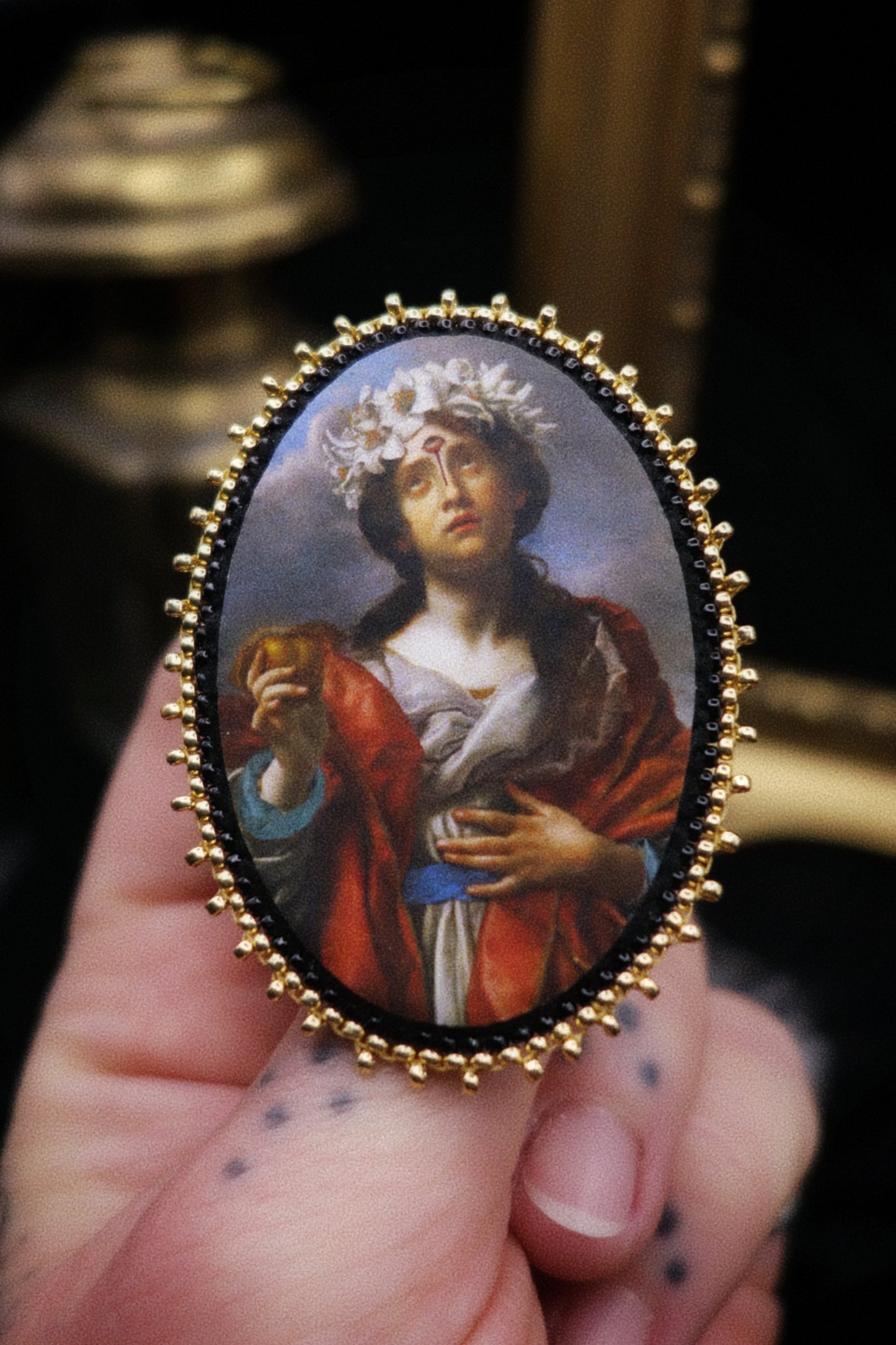 Broche tableau