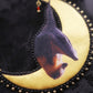 Broche chauve-souris et lune