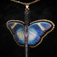 Collier papillon épée