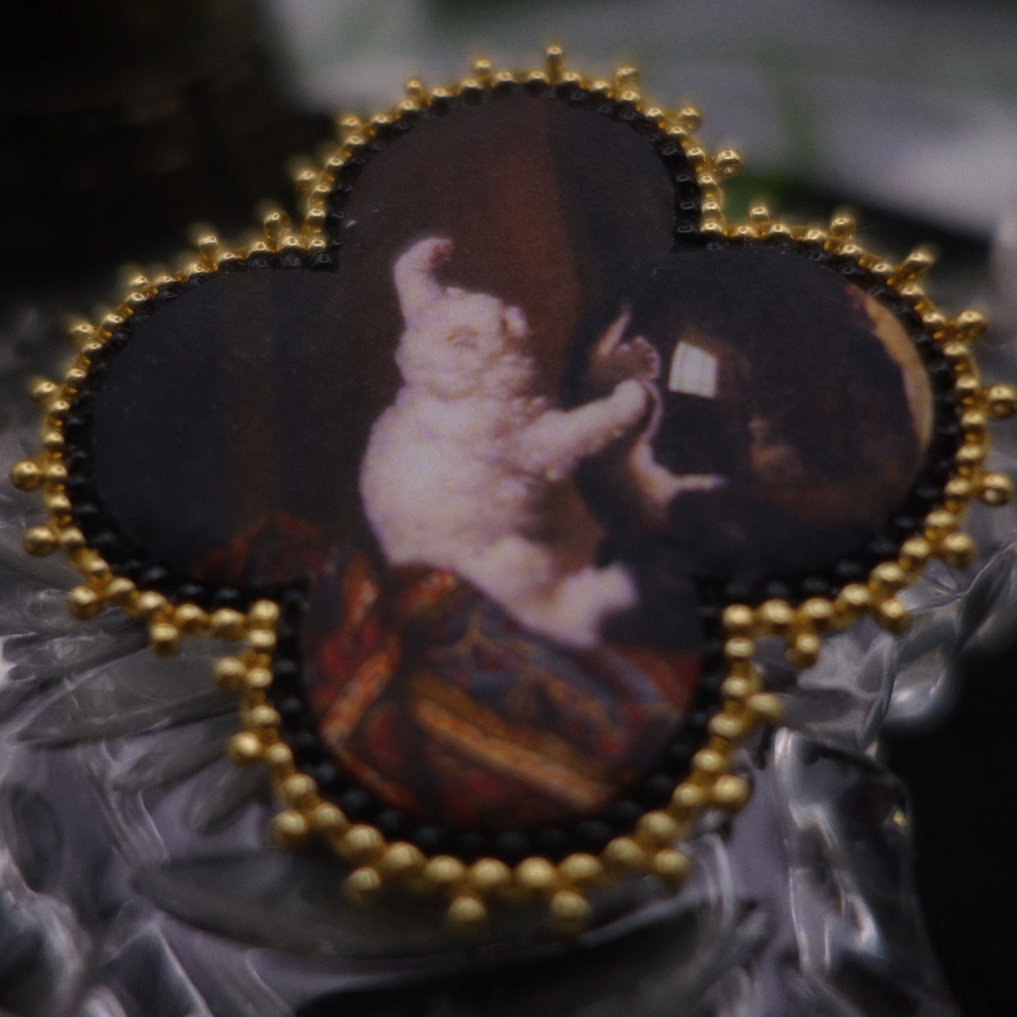 Broche chat -- vide atelier