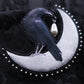 Broche corbeau sur la lune