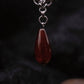 Boucles perles rouges