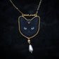 Collier tête de chat