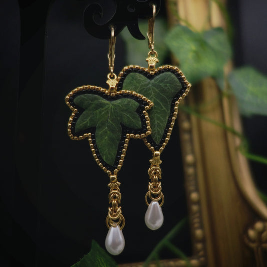 Boucles feuilles de lierre