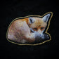 Broche renard "eat the rich"