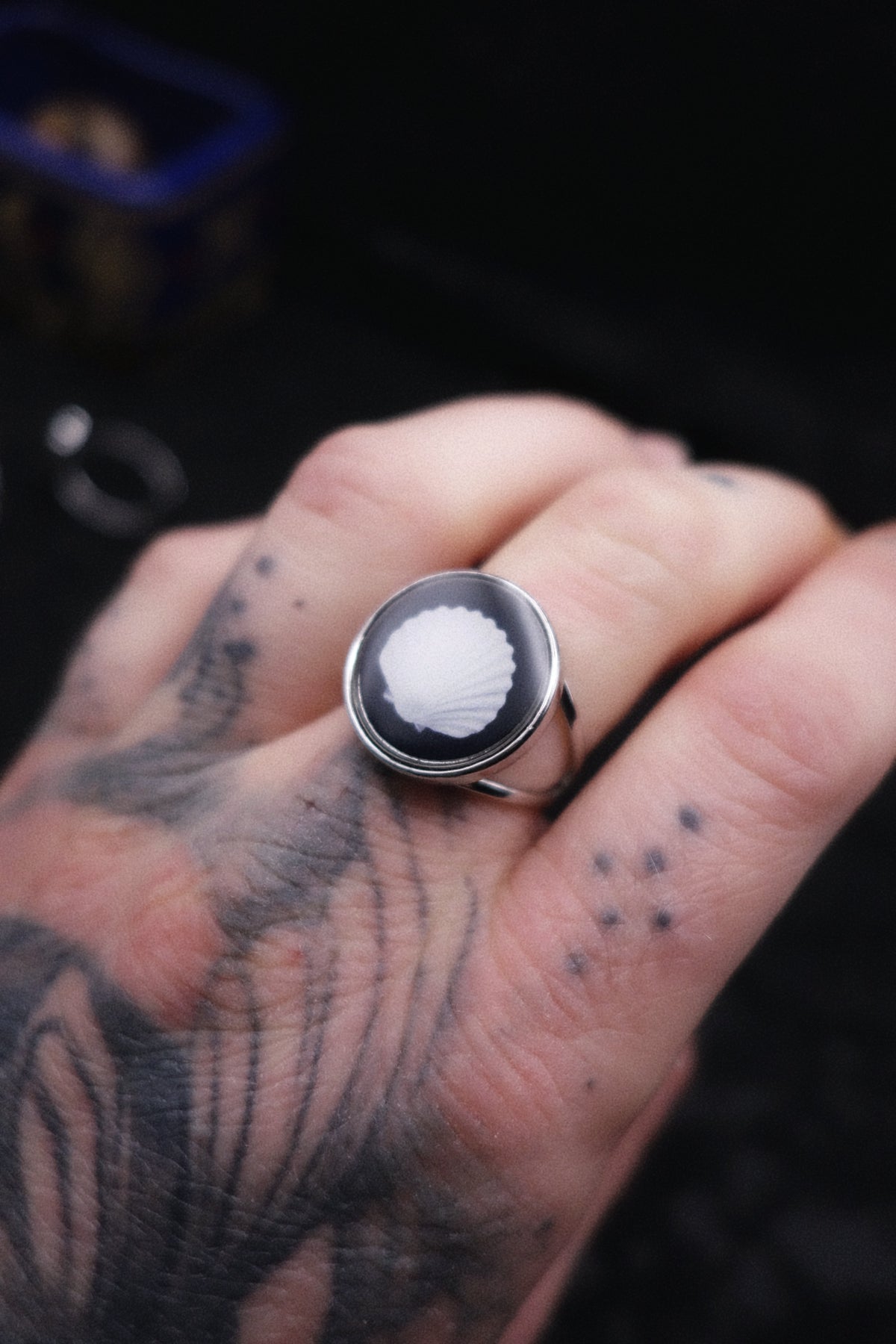 Bague coquillage