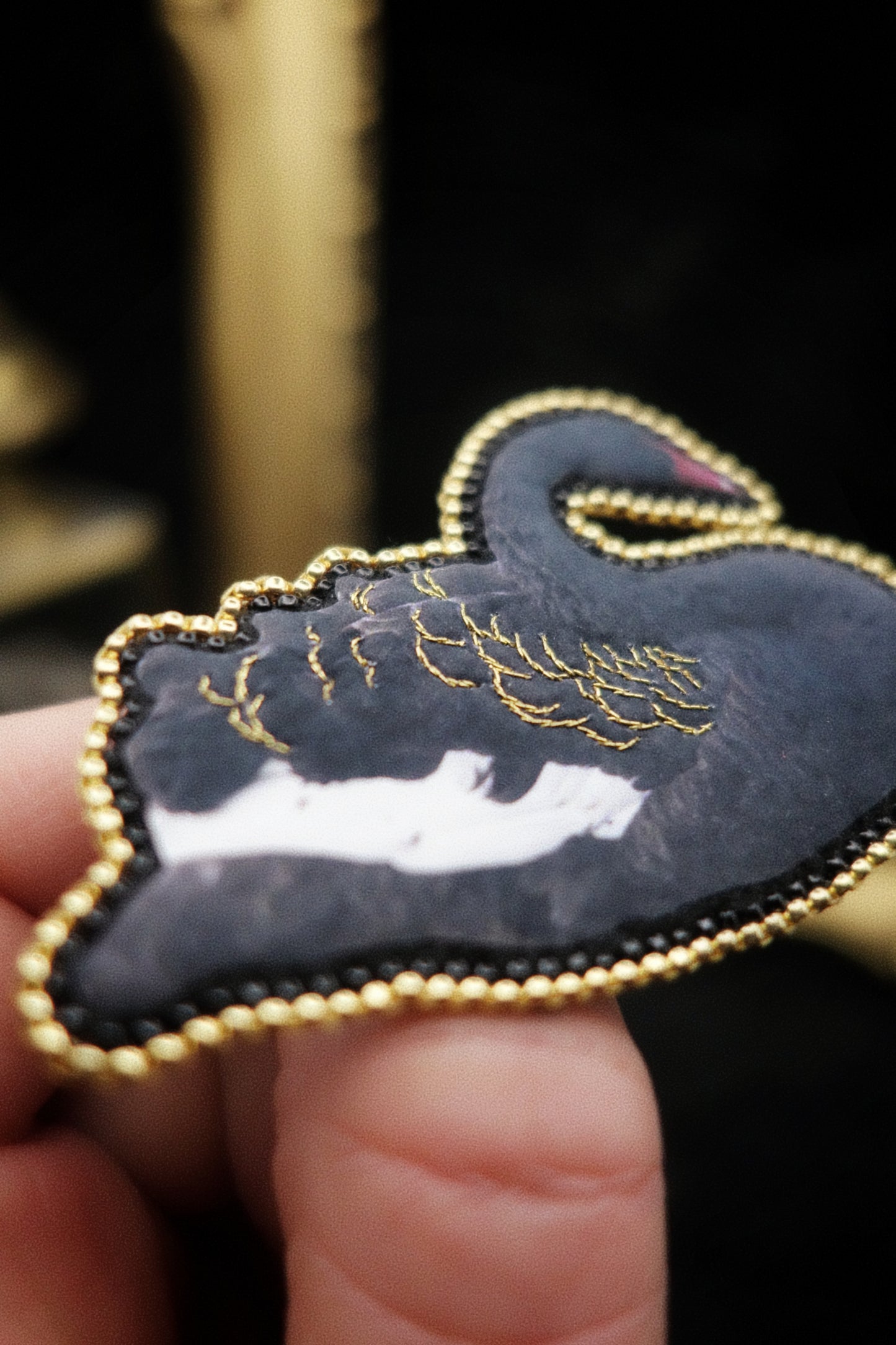 Broche cygne