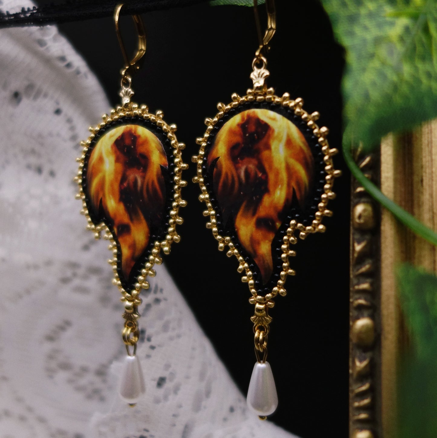Boucles flammes