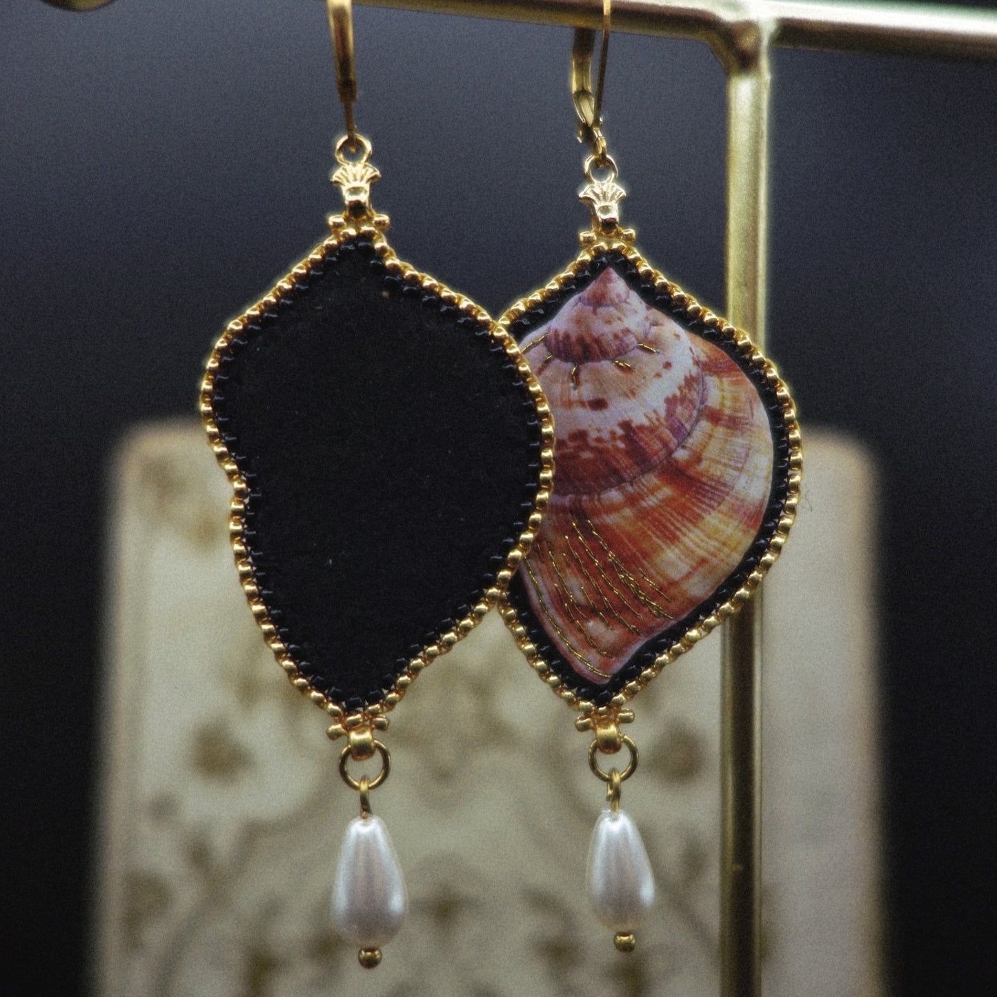 Boucles coquillage