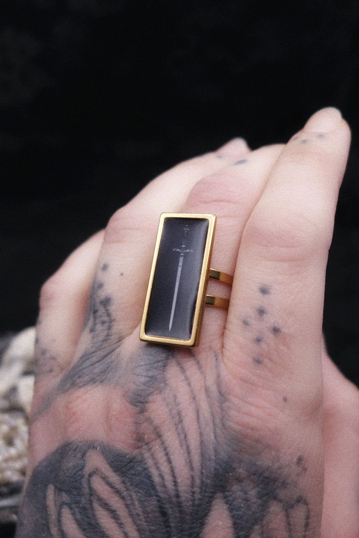 Bague épée