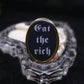 Bague "eat the rich"