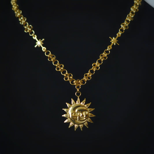 Collier objets célestes ✷ réalisé sur commande