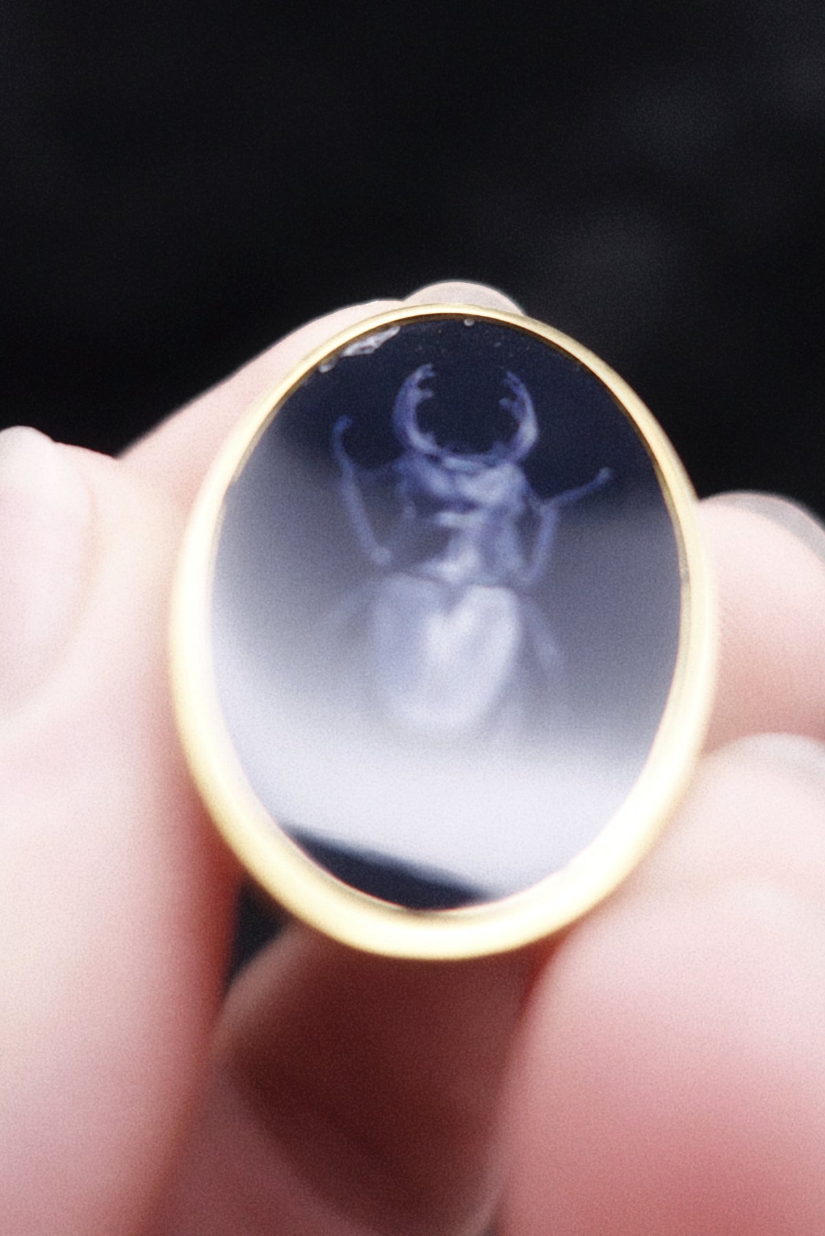 Bague scarabée (défaut)