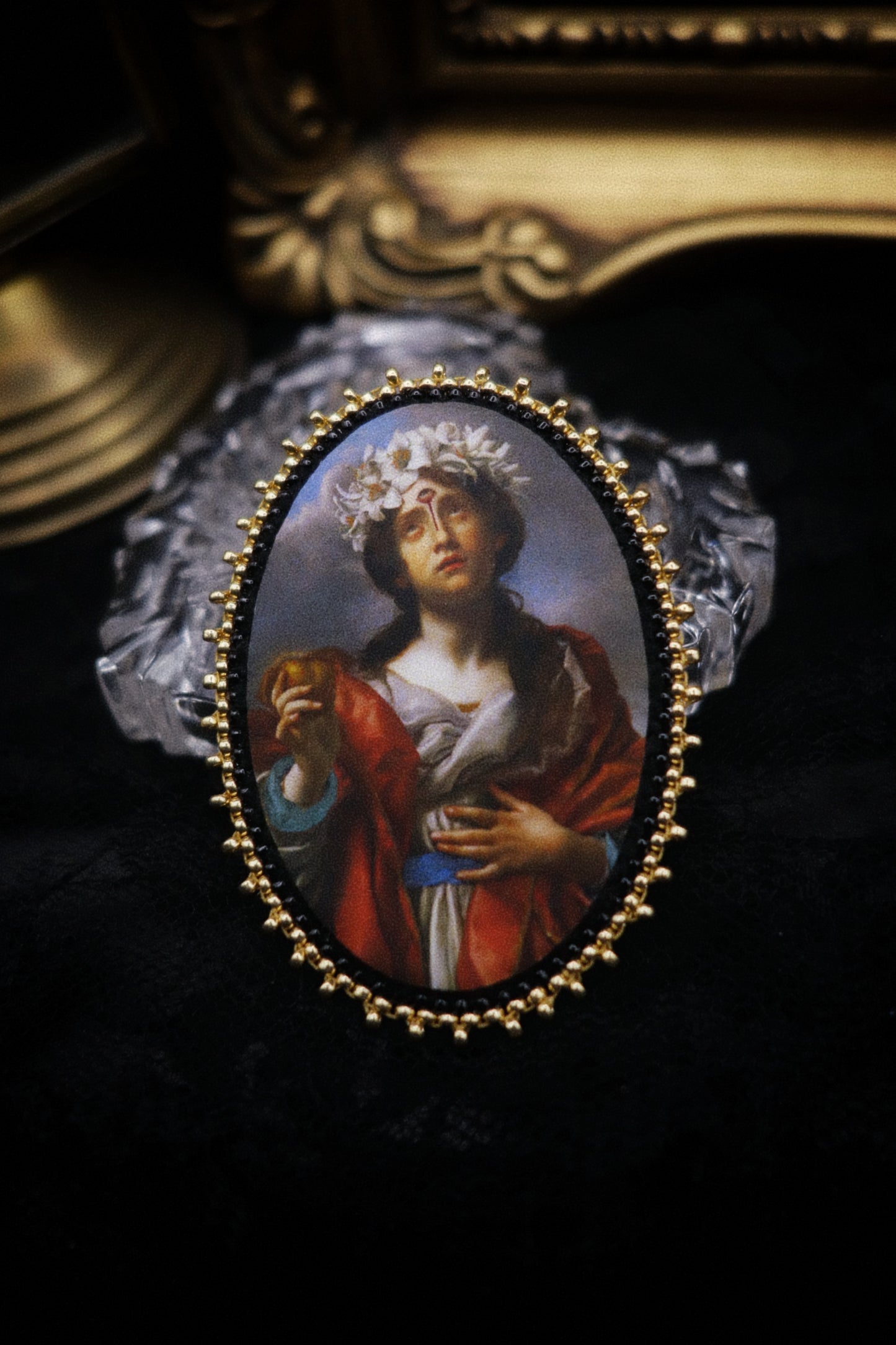 Broche tableau