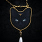 Collier tête de chat