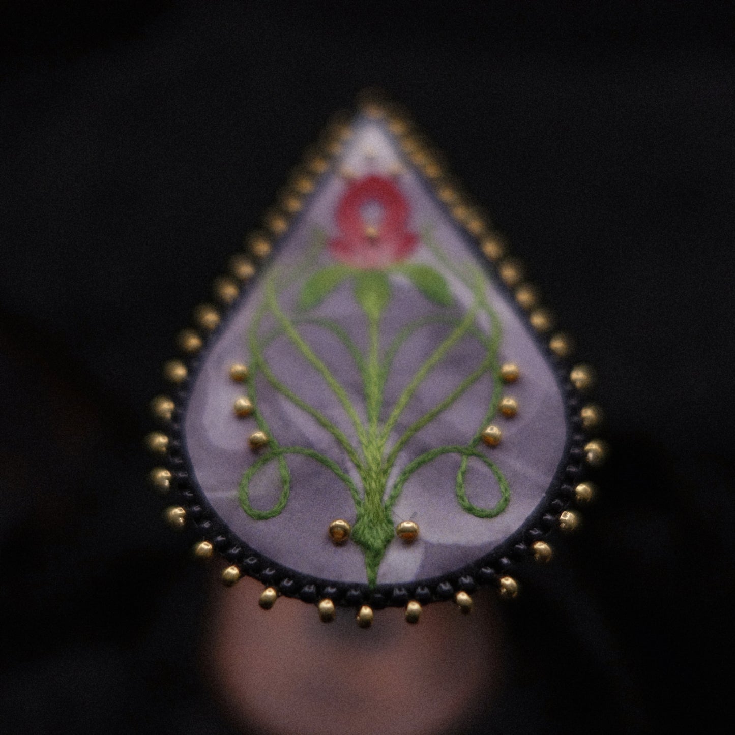 Broche fleur -- vide atelier