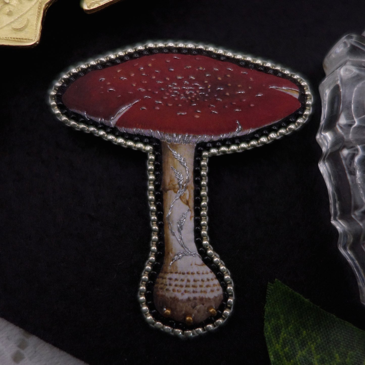 Broche champignon