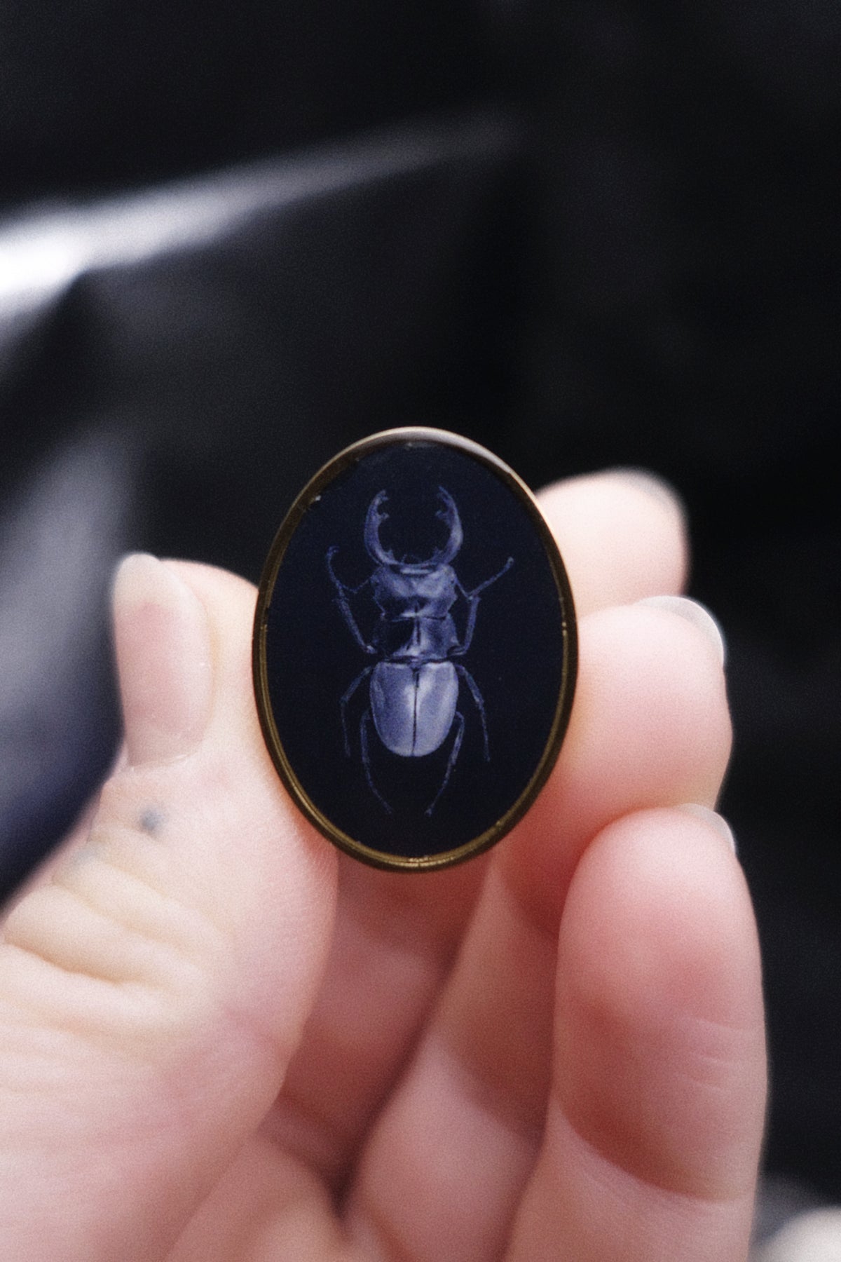 Bague scarabée (défaut)